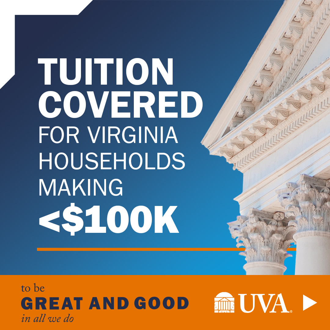 Tuition Covered For Virginia Households Making <$100K
