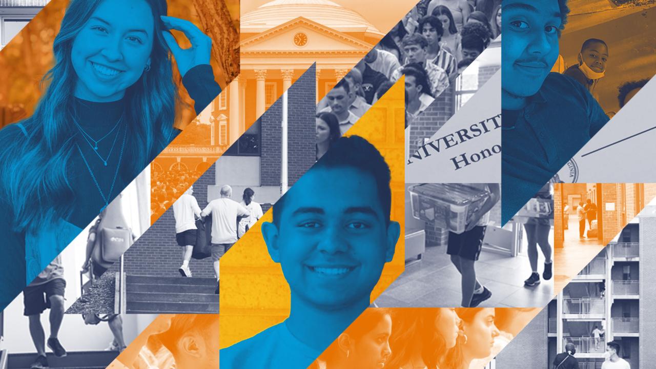 collage of people participating in on Grounds activities